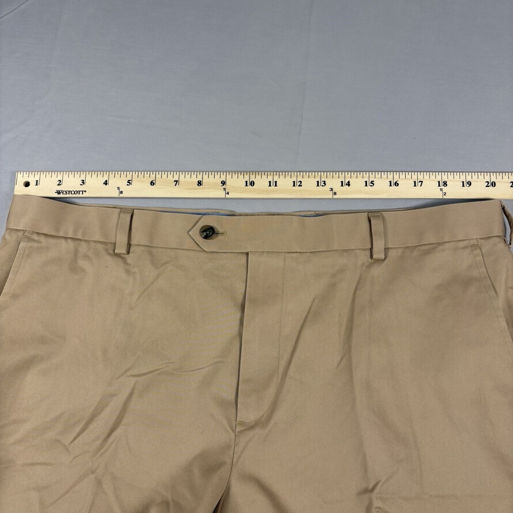 Brooks Brothers Lightweight Advantage Chino Milano Pants Mens 40x34 Khaki Tan - Picture 6 of 11